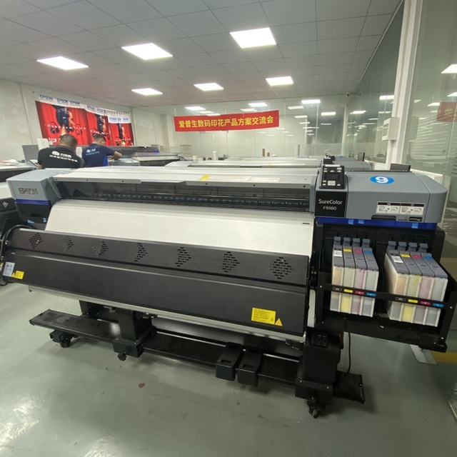 Double TFP Head Used SC-F9380 Surecolor Sublimation Printer for Sportswear