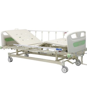 Lit médical manuel Xufeng 8022 en acier et plastique pour soins à domicile et usage senior - Product Image 2