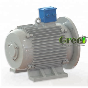 Generador Horizontal de 50 KW y 150 RPM con Alta Densidad de Torque para Sistema de Transmisión por Correa - Product Image 1