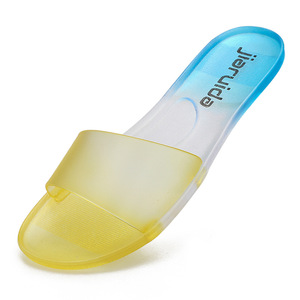 New Fashion Women Summer Slipper Non-slip Flat Jelly <b>Shoes</b> Colorful <b>Beach</b> Transparent Woman Slippers Casual Sandals Pvc Plastic - Product Image 5