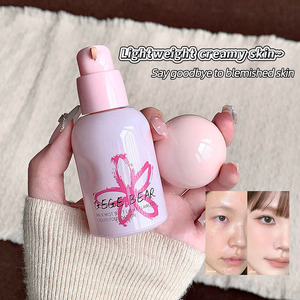 Fond <span class=keywords><strong>de</strong></span> <span class=keywords><strong>teint</strong></span> liquide Gege Bear <span class=keywords><strong>Milk</strong></span> Mist, formule crémeuse et hydratante, tenue longue durée, sans grumeaux ni plis, pour une peau éclatante - Product Image 2