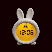 Réveil de formation pour lapin, alarme de sommeil, veilleuse, 7 niveaux