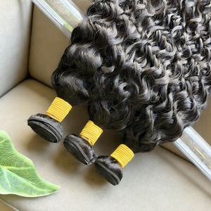 Cheveux humains vierges non traités à 100 %, mèches de cheveux ondulés naturels pour femmes noires, mèches de tissage de cheveux à double trame faite à la machine - Product Image 6