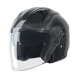 3K sợi <span class=keywords><strong>Carbon</strong></span> 3/4 mở mặt xe máy Mũ bảo hiểm với Dual visors-Đen-<span class=keywords><strong>Bluetooth</strong></span> Sẵn Sàng-Dot & 3C chứng nhận-Nhà máy trực tiếp - Product Image 4