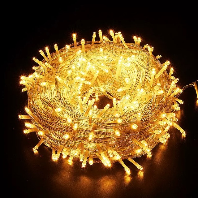 220V Mini LED Fairy Lights Star String Lights for Christmas Wedding 10m/20m Garland Decorative Purpose for Garden Indoor Rooms