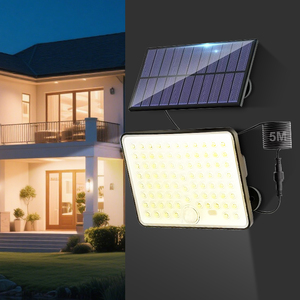 5 Meter Dây năng lượng mặt trời ánh sáng nhà để xe 3 chế độ 82led năng lượng mặt trời tường ánh sáng cảm biến chuyển động không thấm nước IP65 năng lượng mặt trời tường ánh sáng cho trong nhà - Product Image 1