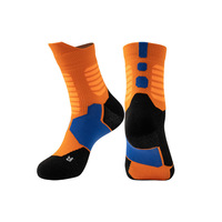 Vente en gros Chaussettes antidérapantes de sport à compression avec logo personnalisé Elite Basketball