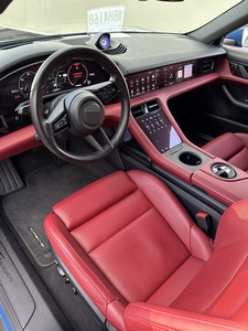 Sièges électriques de remplacement haut de gamme pour Porsche, en cuir perforé rouge <span class=keywords><strong>Bordeaux</strong></span>, sièges de luxe - Product Image 2