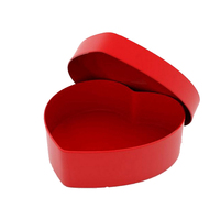Bague à bijoux promotion personnalisée, anneau en forme de cœur ajouré, boîte en papier Kraft élégant, pour bonbons, emballage de cadeaux, promotion
