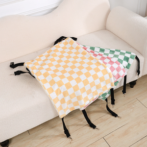 Hamac pour animaux de compagnie, <span class=keywords><strong>lit</strong></span> suspendu confortable pour chat, lapin, petits animaux, hamac doux avec sangles réglables et crochet en métal - Product Image 4