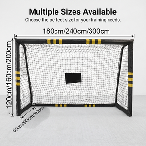 Portería de Fútbol Portátil de Acero con Malla de PE y Tela de PVC, Resistente al Agua, Personalizable, en Oferta - Product Image 2