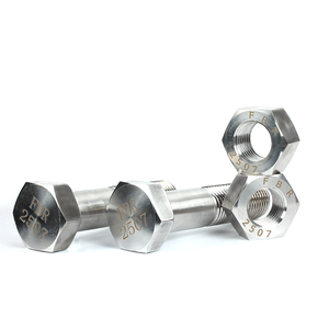 Perno y Tuercas Hexagonales de Acero Inoxidable 2205 2507, Grado Marino, Resistentes a la Corrosión - Product Image 1