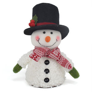 Table de noël à piles pour décoration de noël, produit directement de fabrication, en peluche, petite taille éclairée, pour noël - Product Image 5