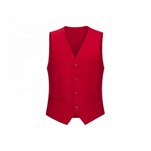 Chaleco Unisex con Botones para Camarera, Empleado <span class=keywords><strong>de</strong></span> Supermercado, Personal <span class=keywords><strong>de</strong></span> Hotel, <span class=keywords><strong>Traje</strong></span> <span class=keywords><strong>Formal</strong></span> <span class=keywords><strong>de</strong></span> Trabajo, Chaleco con Logotipo Personalizado al por Mayor, Ropa <span class=keywords><strong>de</strong></span> Abrigo <span class=keywords><strong>de</strong></span> Otoño - Product Image 2