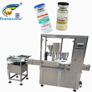 Automatic glass injectable vial filling capping machine powder vaccine liquid filling machine