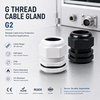 Presse-étoupe en nylon G2 avec protection étanche IP68 et antichoc pour câbles de 37 à 44 mm de diamètre extérieur