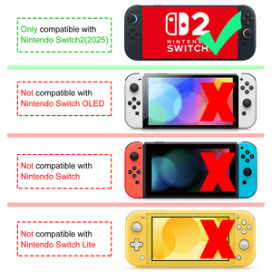 <span class=keywords><strong>เคส</strong></span>ป้องกันแบบแข็ง PC ใสสำหรับ <span class=keywords><strong>Nintendo</strong></span> 2025 <span class=keywords><strong>Switch</strong></span> ผู้เล่น2คน<span class=keywords><strong>เคส</strong></span>แบบเต็มตัวบางทนทานฝาครอบแบบจับสำหรับ Joy-CON - Product Image 2