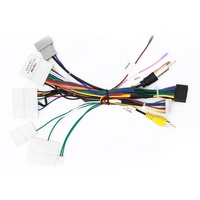 Meihua Car Radio Fascial Frame Panneau de tableau de bord pour Qashqai 2016 avec câbles RCA Faisceau de câblage 1 an de garantie