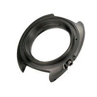Boîtier de montre de plongée de haute qualité en acier inoxydable 316L poli, étanche 20 ATM, avec tube à vis 4H, accessoire pour montre-bracelet Turtle