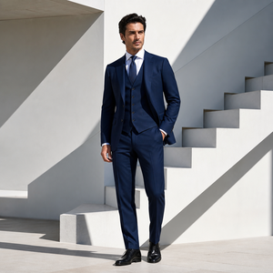 Completo da Uomo su Misura in 5 Pezzi, Vestibilità Slim, Abbigliamento per <span class=keywords><strong>il</strong></span> <span class=keywords><strong>Gentiluomo</strong></span> Moderno - Product Image 6