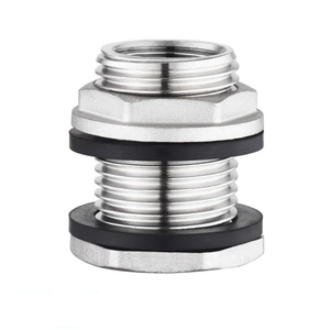 Unión <span class=keywords><strong>de</strong></span> pasamanos para tanque <span class=keywords><strong>de</strong></span> agua <span class=keywords><strong>de</strong></span> acero inoxidable 304 con rosca interna GHT <span class=keywords><strong>de</strong></span> 3/4 estándar estadounidense y cabeza hexagonal hembra para tuberías, para uso transfronterizo - Product Image 2
