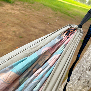 Hamaca Ligera de Nailon para 2 Personas con Mosquitero, Hamaca Portátil para Exteriores, Diseño Personalizado, para Senderismo, Excursionismo, Playa y Camping - Product Image 3