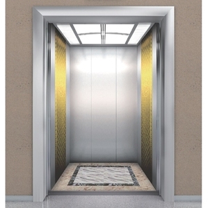 Ascenseur commercial pour passagers de 1600 kg pour hôtels, design moderne, entraînement AC sans engrenages, ascenseur extérieur - Product Image 3