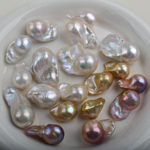 Perlas de Partículas con Brillo Intenso, Perlas Barrocas, Perlas Naturales de Agua Dulce No Porosas, Perlas en Forma de Cola de Pez, Perlas Dispersas para Adorno - Product Image 4
