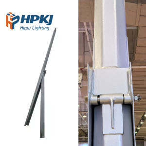 Hepu - Postes Articulados con Manivela, Tipo de Engranaje Q235/355, Galvanizados en Caliente, Garantía de 10 Años, Control Inalámbrico para CCTV/Iluminación Pública - Product Image 1