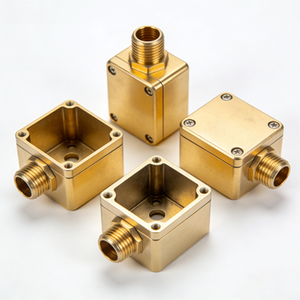 Custom Switch Housing Instrument <b>Box</b> <b>Small</b> Brass Stainless Steel CNC Wire Cutting Boring Parts - Product Image 1