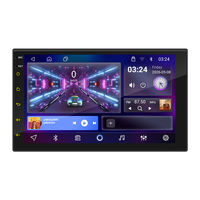 Autoradio Android 7 pouces 4 cœurs, autoradio universel, navigation GPS, CarPlay sans fil, Bluetooth, lecteur multimédia avec image inversée AHD