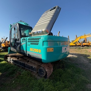 Excavatrice sur chenilles d'occasion Kobelco 20 tonnes SK200D de haute qualité et durable importée du Japon pour chantier de construction - Product Image 5