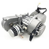 Moteur Thermique 49cc 2 Temps avec Boîte de Réduction T8F à Chaîne pour Mini Moto Pocket Bike Scooter Dirt Bikes VTT Quad