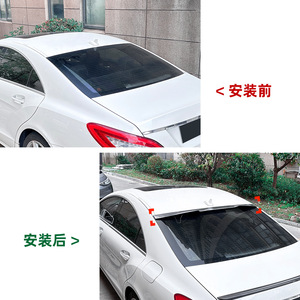 Mercedes-Benz Cls Class C218 2011 2017 Rear Spoiler Piano <b>Black</b> Carbon Fiber Texture Ducktail Trunk <b>Wing</b> - Product Image 4
