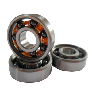Roulement à billes <span class=keywords><strong>hybride</strong></span> haute vitesse en céramique avec anneaux en acier inoxydable 440, billes Si3N4, cage en nylon, résistant à la corrosion, à gorge profonde - Product Image 2