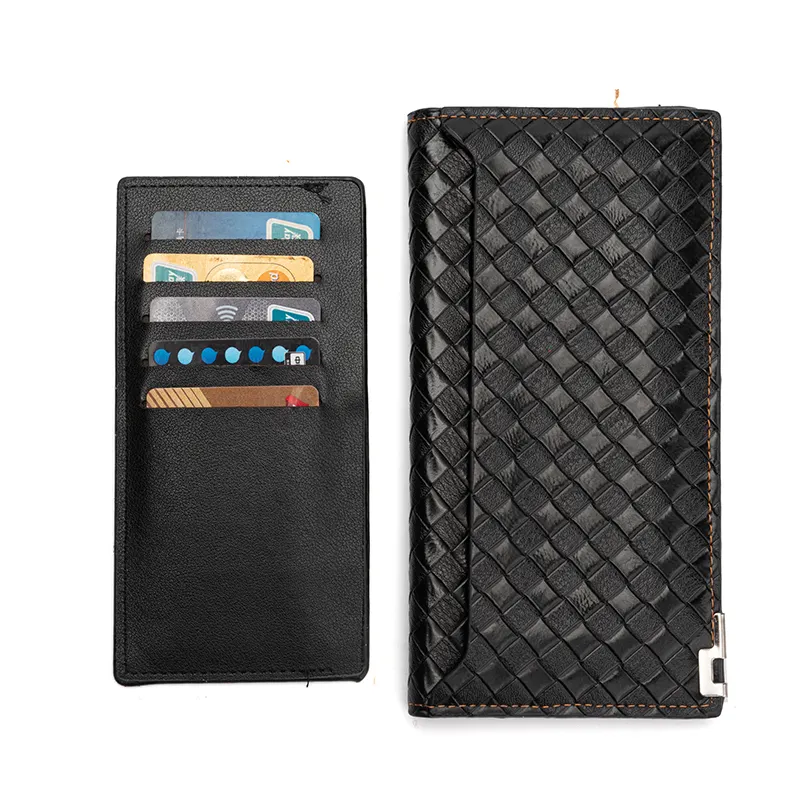 Compact Slim Thin Credit Card PU Leather Wallet men Soft Leather Men's Vertical Wallet Hot sale products