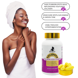 美白サプリメント ビタミンCカプセル 免疫システム＆コラーゲン酸 天然ビーガンコラーゲンカプセル 輝く肌へ - Product Image 2