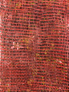 Bolsa de malla duradera de HDPE naranja de alta calidad al por mayor con cordón para compras y uso agrícola, moldeada por soplado - Product Image 4