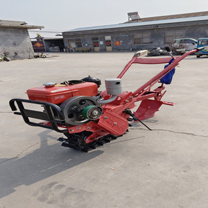 Handheld <b>Cultivator</b> 12 In Working Width Gasoline Engine 80 Cc Red Color For Garden Farm Use - Product Image 3