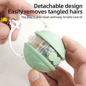 Nuovo Design di Lusso: Giocattolo Elettrico Ecologico per Gatti, Bastone Interattivo Automatico con Effetto Sonoro Realistico di Topo e Pallina - Product Image 4