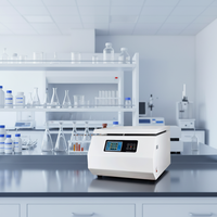 Tischzentrifuge mit Niedriger Geschwindigkeit 6000 U/min, Großer Kapazität für Labore, Max. 4*750ml Fassungsvermögen, LCD-Anzeige, 110/220-240V