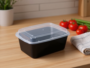 Contenitore Rettangolare Serie JF da 16oz in PP con Coperchio Ermetico a Clip per Conservazione Alimenti e Preservazione Freschezza, Uso in Frigorifero, Design Minimalista - Product Image 2