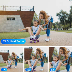 Cámaras de Video HD 4K de 56MP, Zoom Óptico 6X, Pantalla Táctil IPS de 4.0 Pulgadas, Videocámara de Mano, Cámara DV para Vlogging y Fotografía - Product Image 3