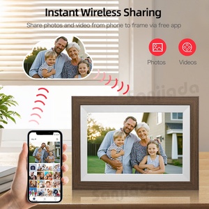 10.1" <b>WiFi</b> Digital Picture Frame with 1280 * 800 Touch Screen Smart Photo Frame 32GB, Share Photos/Videos Remotely Via Uhale APP - Product Image 2