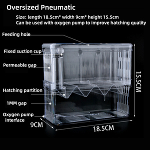 Acryl <span class=keywords><strong>aquarium</strong></span> kweekisolatiebox <span class=keywords><strong>aquarium</strong></span> broederij incubator houder <span class=keywords><strong>aquarium</strong></span> accessoires visbenodigdheden - Product Image 6