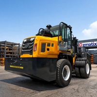 3 tonnes de conteneur de chariot diesel 5 8 10 tonnes 4WD de chariot élévateur tout terrain pour le commerce extérieur