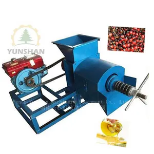 Commercial Stainless steel and carbon steel cold press and hot press 1-2t/h palm fruit press machine for sale