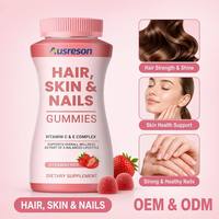 Gummies de Biotine en Gros pour Cheveux, Peau et Ongles – Supplément de Beauté Vitamines C & E Complexes pour Cheveux, Peau et Ongles (OEM)