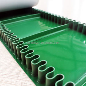 Sabuk konveyor Pvc sisi hijau dengan Cleat untuk industri kayu - Product Image 2