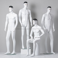Muscle de mannequin de sport pour vitrine mannequin blanc avec caractéristiques pour vêtements hommes boutique hommes modèles de chemises habillées